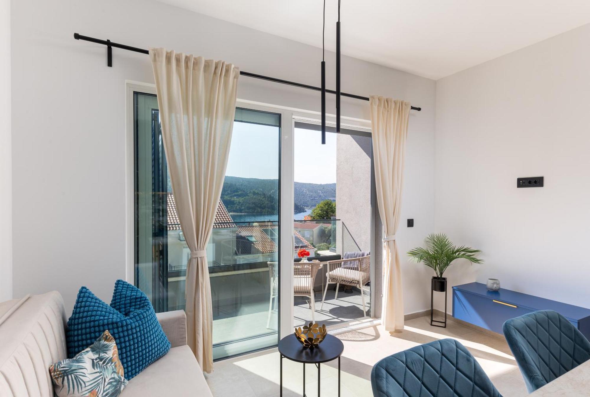 Luxury Apartments Blue Moon - New Apartments Slano Dış mekan fotoğraf